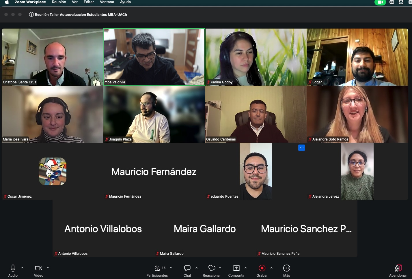 Taller estudiantes MBA